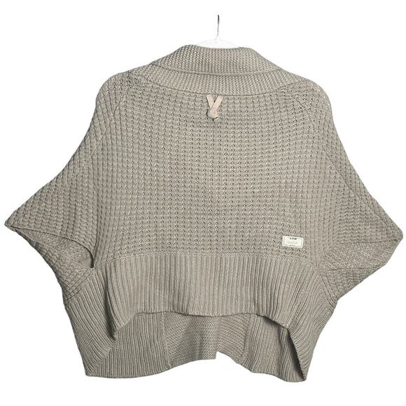 G-Star RAW Womens Small Parasol Shrug Knit Sweater Poncho Cardigan Wool‎ neutral - Picture 3 of 12
